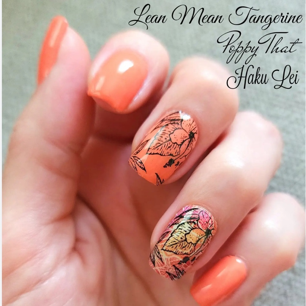*Retired* Color Street: Haku Lei | Floral Hibiscus Summer Beach Clear Overlay - Picture 9 of 12